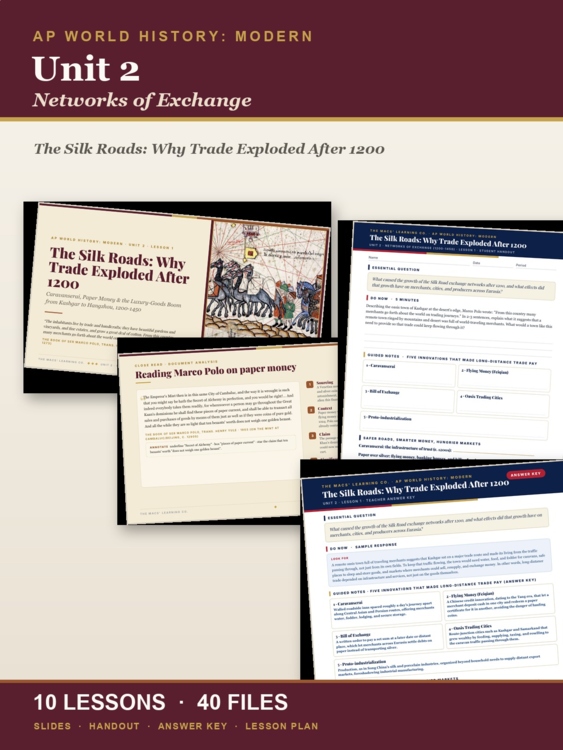AP World History Unit 2: Networks of Exchange | 10 Lessons + Exam Prep cover